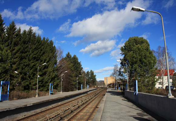 Godlia T-banestasjon. Flott, intim og nedslitt. Foto: SN. IMG_0894