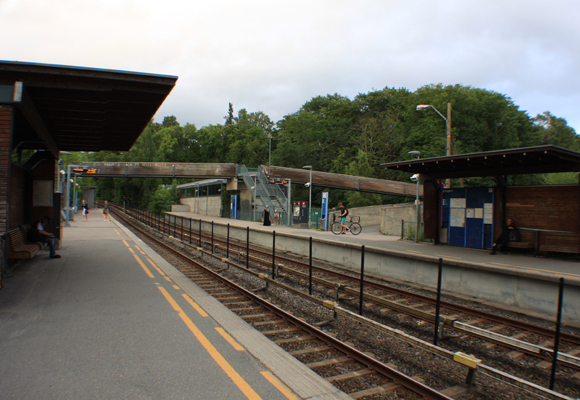 Blindern T-banestasjon er sliten og det synes. Foto: SN. IMG_6293