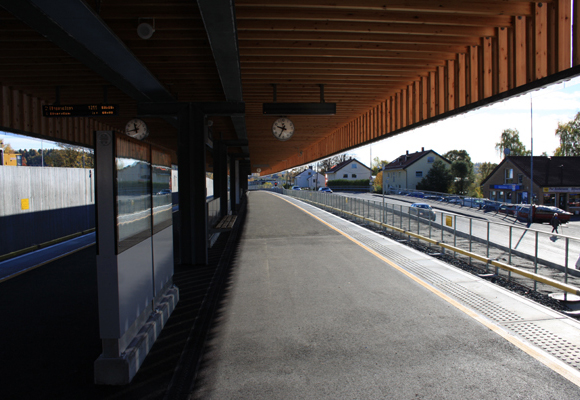 Spor 1 som ikke er i bruk. Det er bare trist og sløseri. Foto: SN.