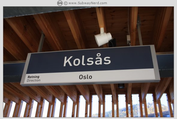 Skiltingen er tydelig og klar. Slik skal det gjøres! Foto: SN.