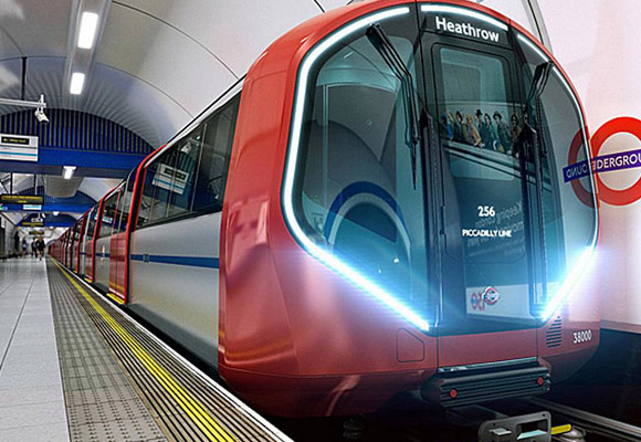 Dette er fremtidens vognsett i London. Foto: The Independent.