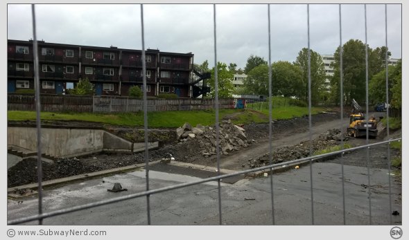 Bort med det gamle. Foto: SN.