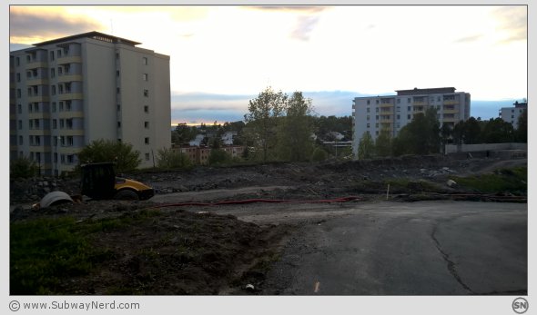 Stein, jord og ikke noe grønt igjen. Foto: SN.