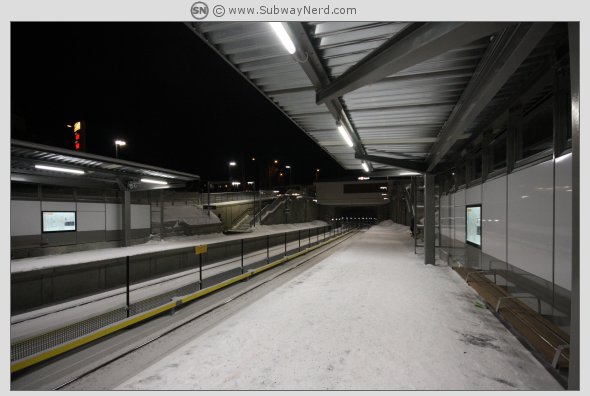 Litt av Nye Oppsal T-banestasjon. I 2016. Ny tid. Foto: SN.